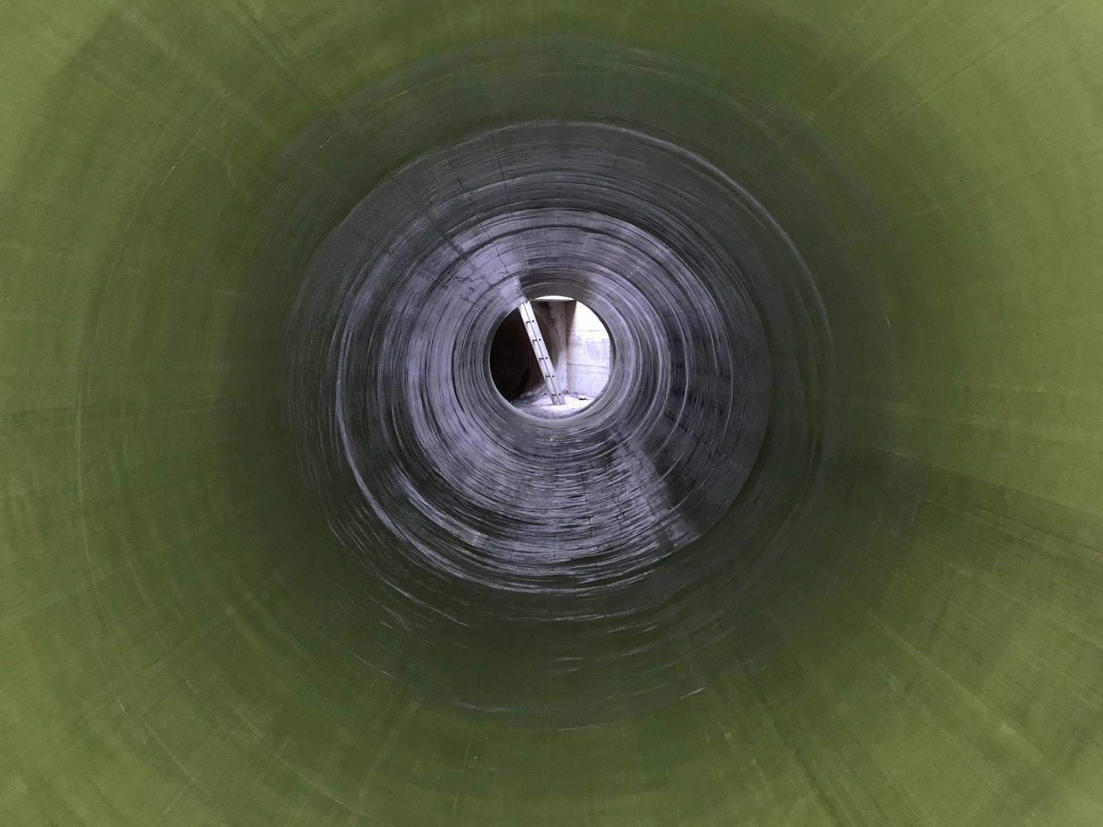 Interno di una tubazione risanata